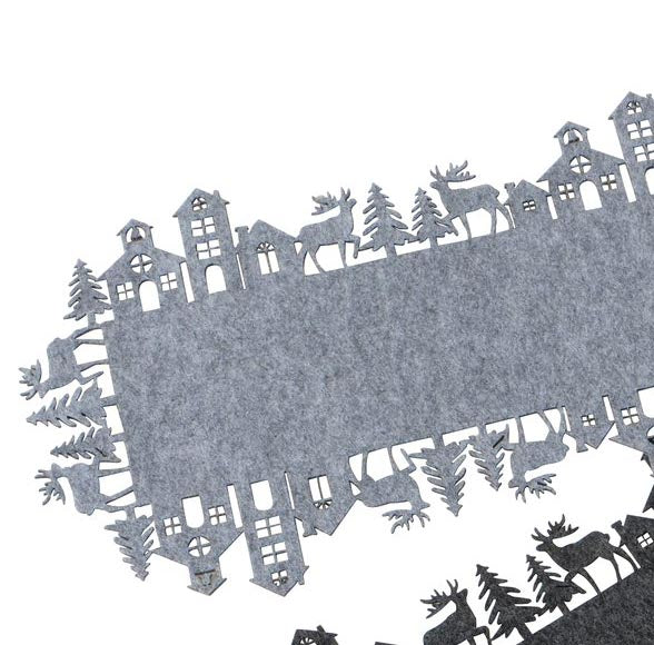 Filz Tischläufer "Winterwelt"