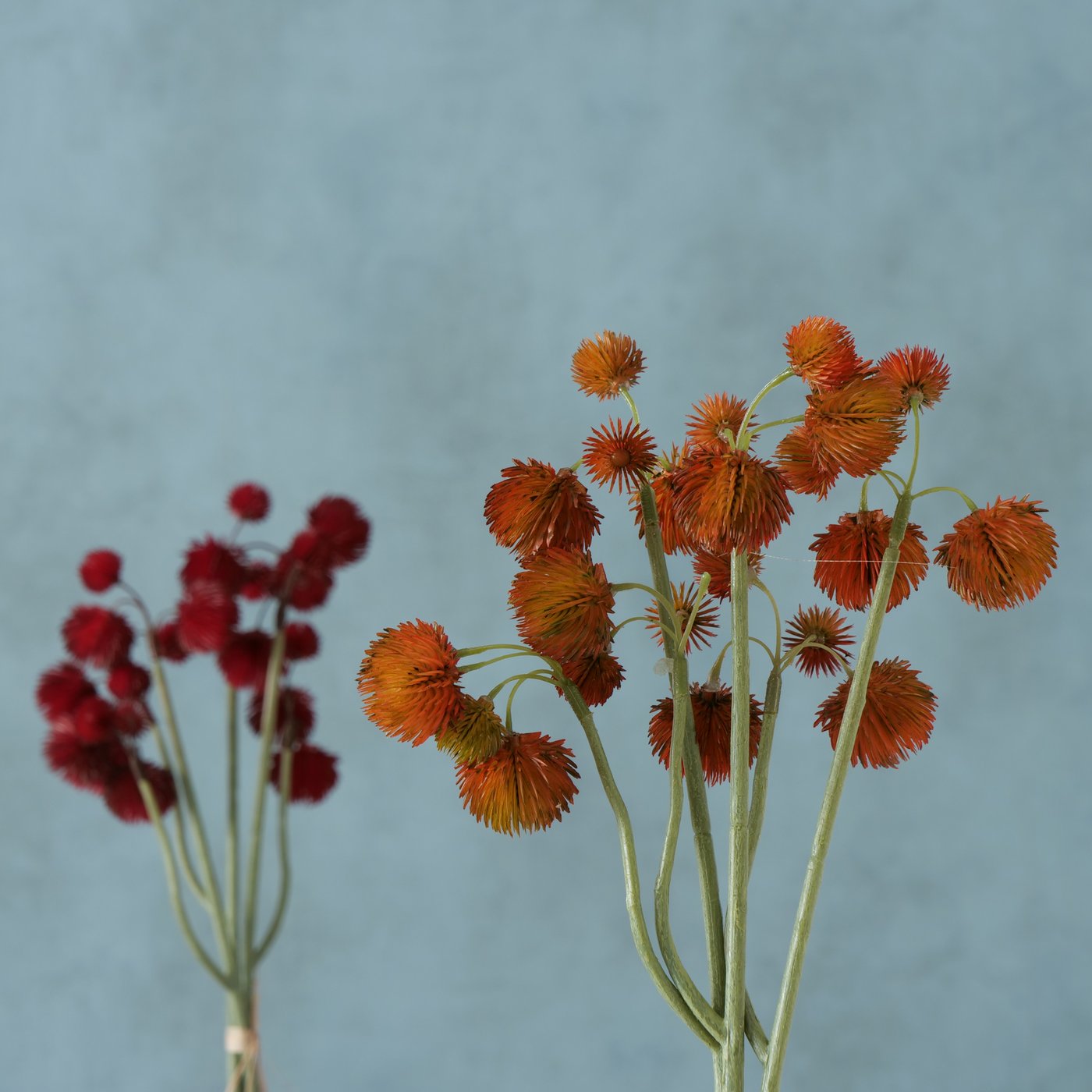 2012223 Boltze Kunstpflanze Distel Dekozweig rot orange, 2012223, 4020607895201