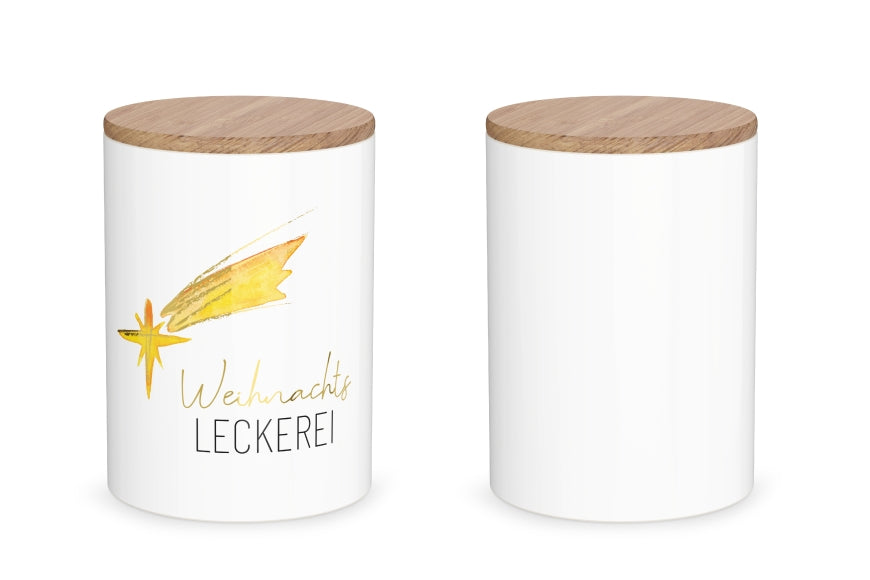 308172 - 1 Geschenk für Dich weihnachtliche Vorratsdose Weihnachtsleckerei, 4027268334537