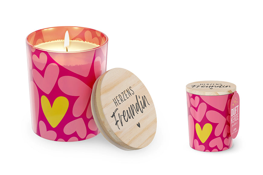 651714 Geschenk für Dich Jasmin Duftkerze Herzens Freundin