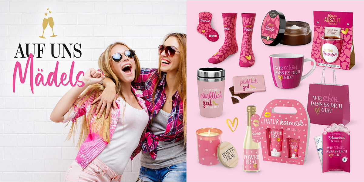 Geschenk für Dich Themenwelt Auf uns Mädels - für echte Powerfrauen