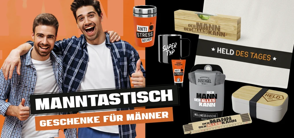 Geschenk für Dich Thema Manntastisch - Geschenkideen für Männer