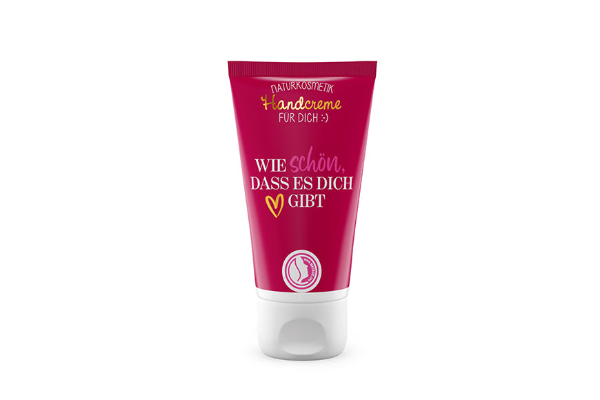 112713  Geschenk für Dich Naturkosmetik Handcreme Wie schön, dass es Dich gibt