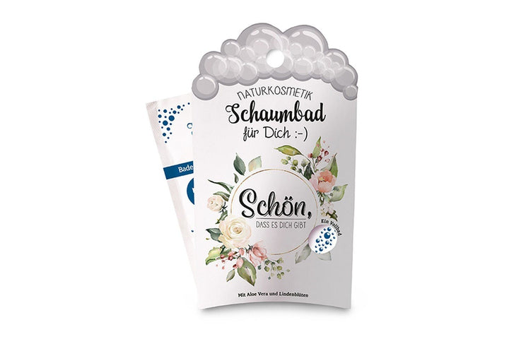 113661, Naturkosmetik Schaumbad Schön, dass es dich gibt aus der Serie Lovely Greetings von Geschenk für Dich