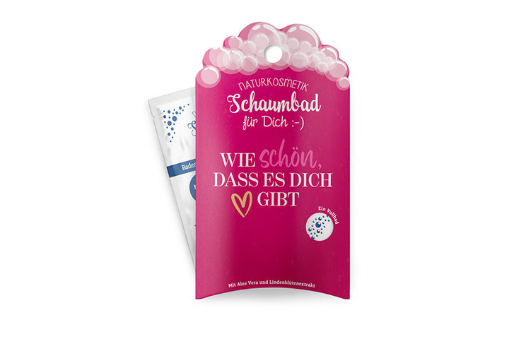 113713 Geschenk für Dich Naturkosmetik Schaumbad Wie schön, dass es Dich gibt