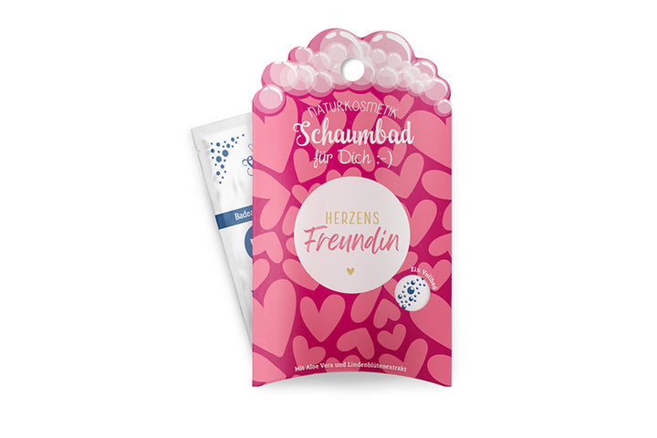 113714 Geschenk für Dich Naturkosmetik Schaumbad Herzens Freundin