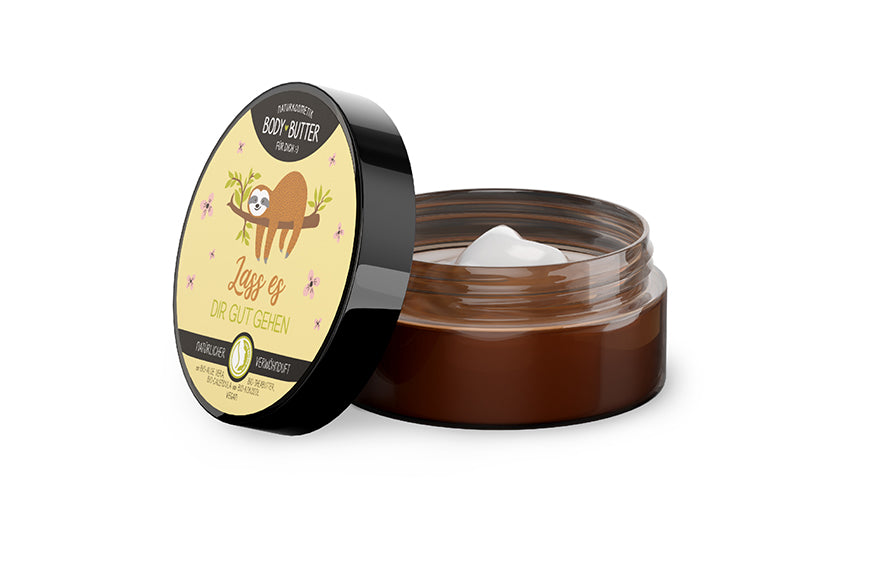 115677 Geschenk für Dich Naturkosmetik Bodybutter Lass es Dir gut gehen - Faultier