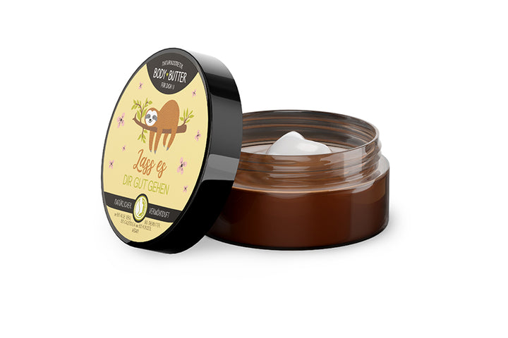 115677 Geschenk für Dich Naturkosmetik Bodybutter Lass es Dir gut gehen - Faultier