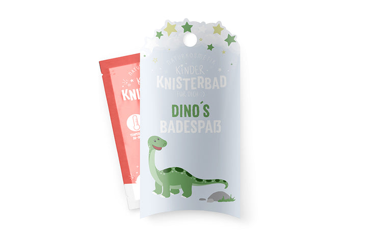 123381 Geschenk für Dich NaturkosmetikKinder Knisterbad Dinos Badespaß
