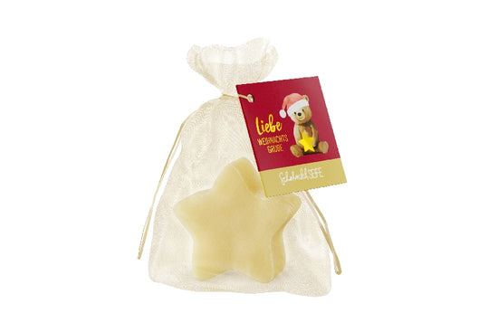 Geschenk für Dich Naturkosmetik Schafmilchseife Stern Liebe Weihnachtsgrüße