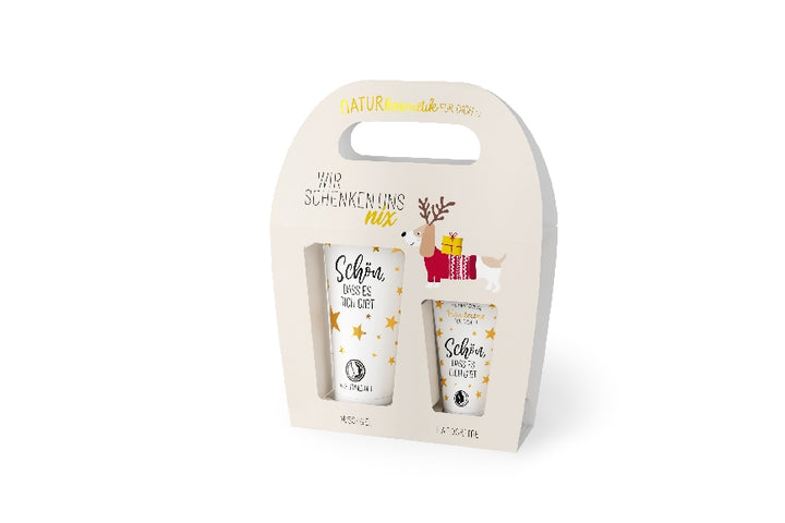 Naturkosmetik Geschenkset Wir schenken uns nix – Duschgel & Handcreme | Geschenk für Dich