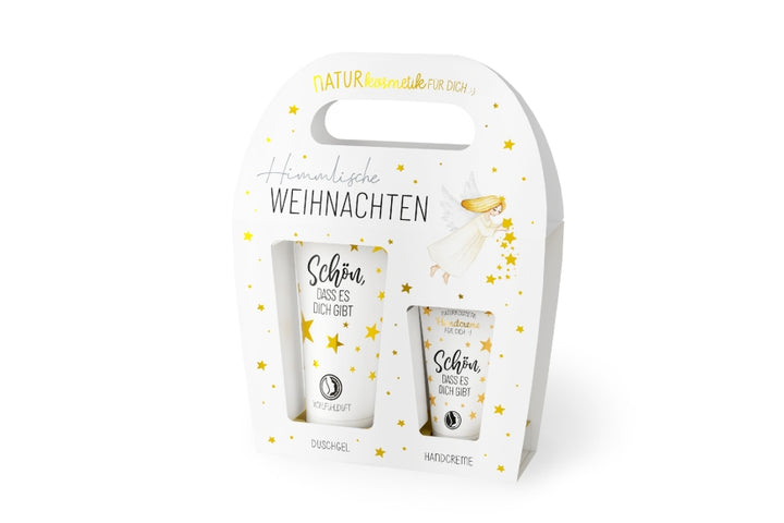 129174 Naturkosmetik Geschenkset Himmlische Weihnachten von Geschenk für Dich, Pflegeset, 4027268337521