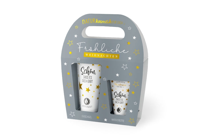 129195 Naturkosmetik Geschenkset Fröhliche Weihnachten von Geschenk für Dich, 4027268337538