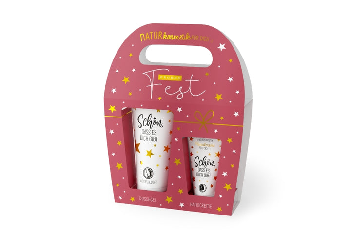 129198 Naturkosmetik Geschenkset Frohes Fest von Geschenk für Dich, 4027268337569