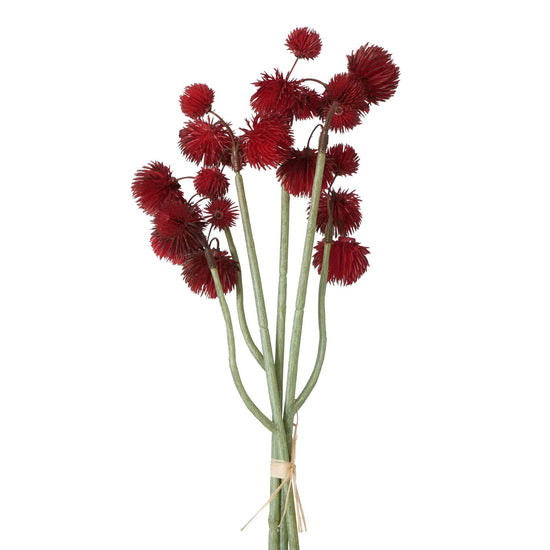 2012223-Kunstpflanze Distel Dekozweig rot, 2012223, 4020607895201