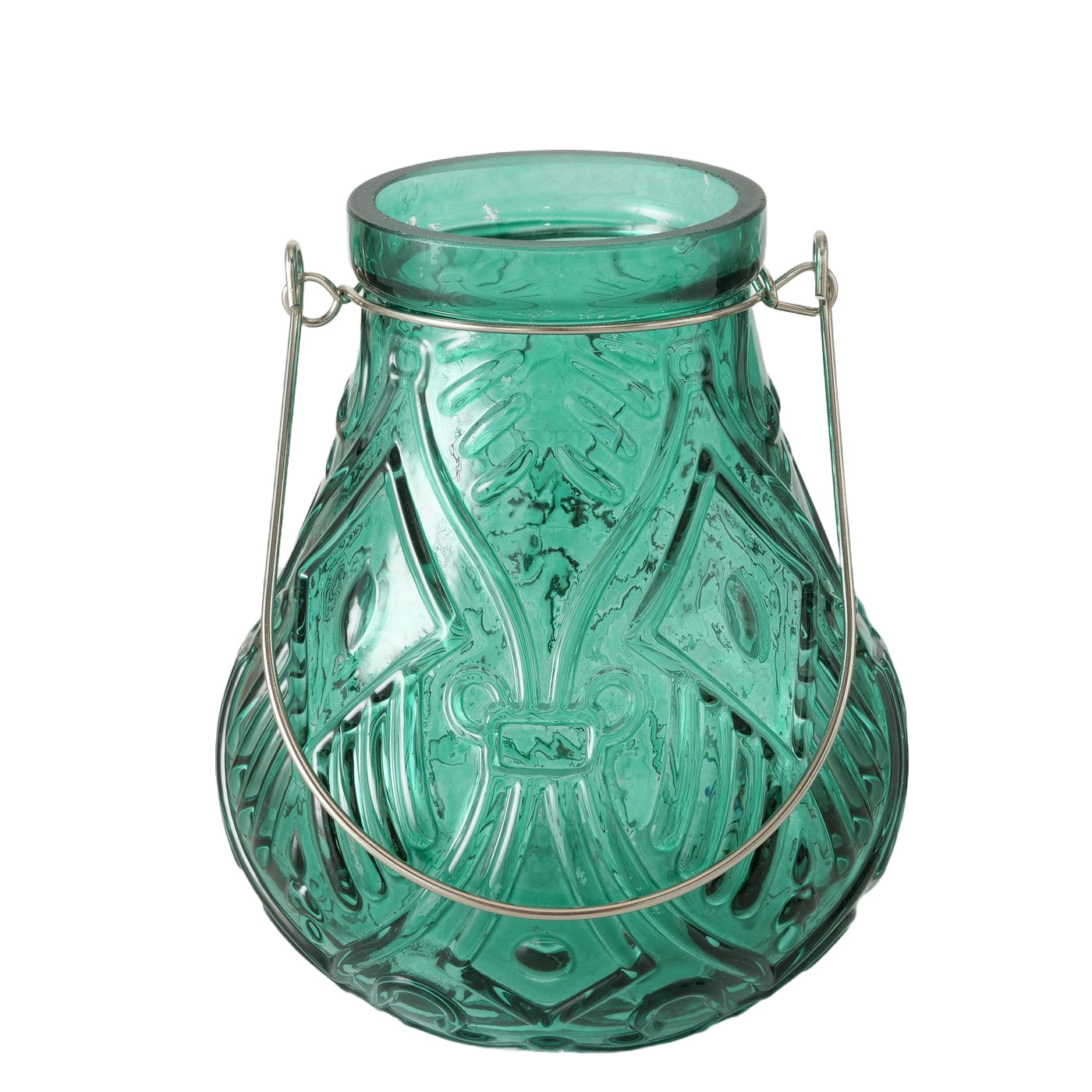 2013773-4-glas-windlicht-mit-relief-grun