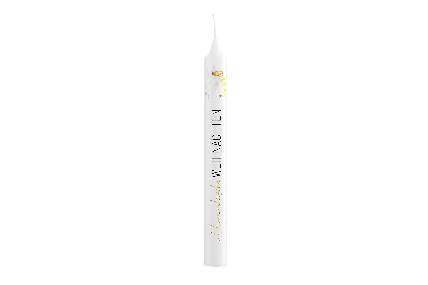 Geschenk für Dich Kerze Stabkerze Himmlische Weihnachten und Engel Motiv