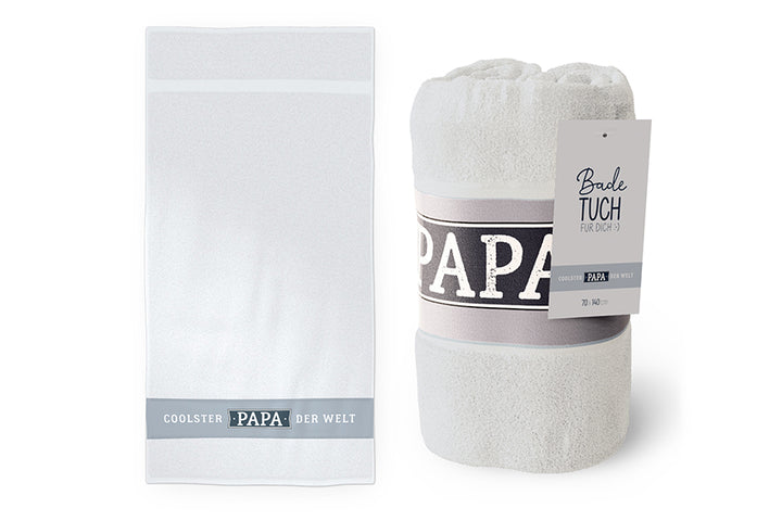 379756 Geschenk für Dich Badetuch Strandtuch Coolster Papa der Welt