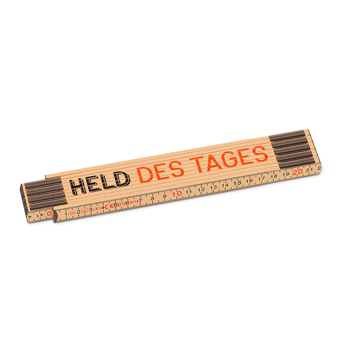 392304 Geschenk für Dich Zollstock Held des Tages, 4027268327126