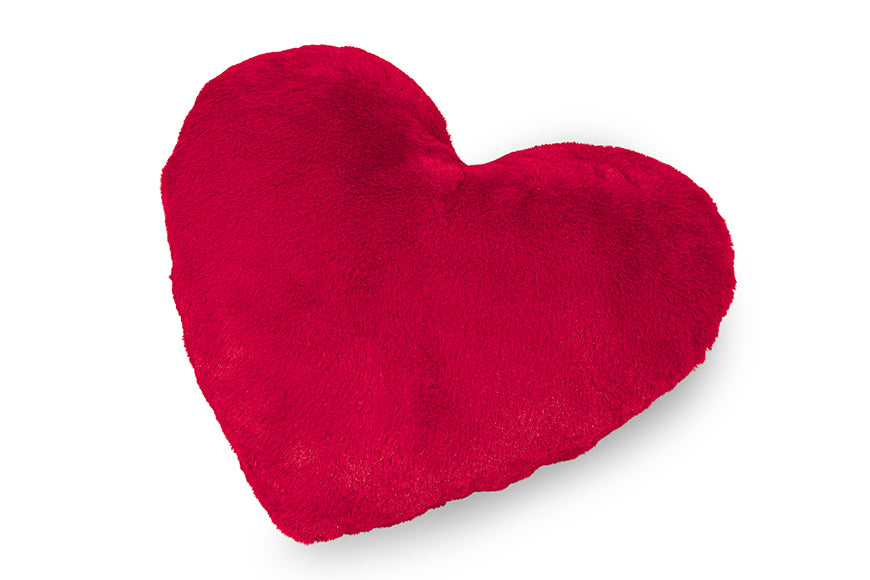 394388 Geschenk für Dich rotes Herz Plüschkissen, Herzkissen, Kuschelherz