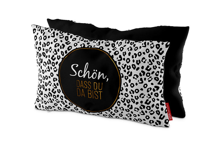 396341 Kissen Schön, dass du da bist aus der Wild in the City Serie von Geschenk für Dich, 4027268285037