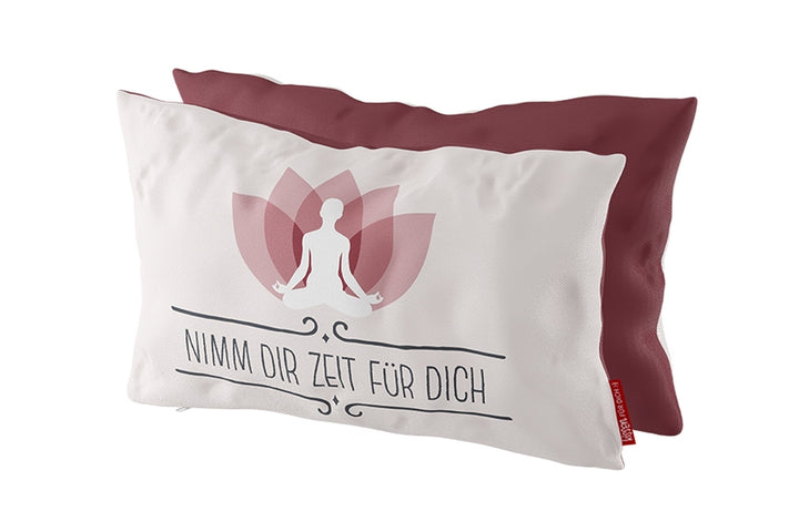 396631 Kissen Nimm Dir Zeit für Dich von Geschenk für Dich, Kuschelkissen, Reisekissen, 4027268256679