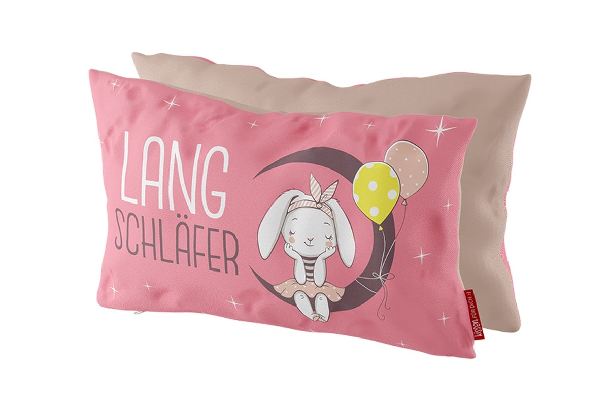 396669 Kissen Langschläfer von Geschenk für Dich, Kuschelkissen, Reisekissen, Kinderkissen, 4027268257041