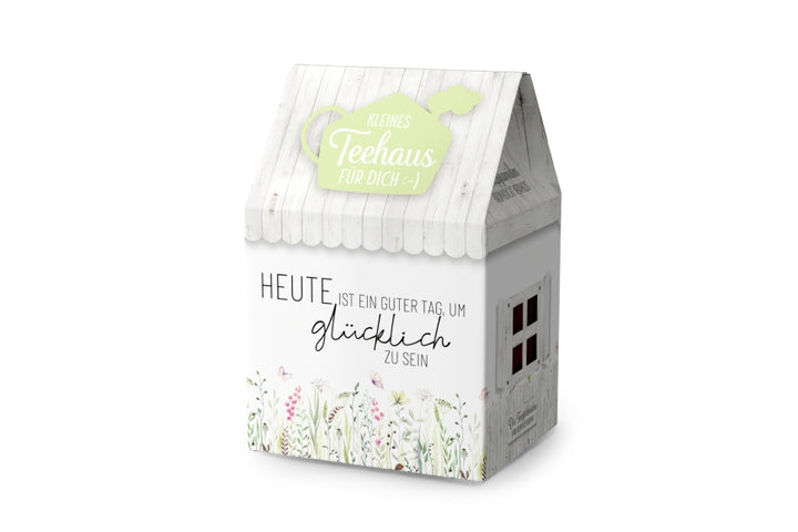 426592 Kleines Teehaus Heute ist ein guter Tag, um glücklich zu sein von Geschenk für Dich, 4027268335992