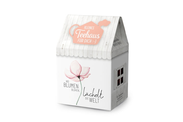 426593 Kleine Teehaus Wo Blumen blühen, lächelt die Welt von Geschenk für Dich, 4027268336005