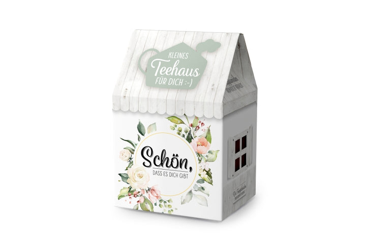 426661, Kleine Teehaus Schön, dass es Dich gibt aus der Lovely Greeting Serie von Geschenk für Dich, 4027268336012