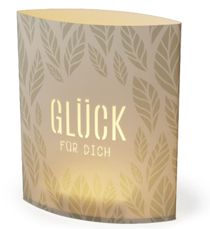 629394 LED Poesielicht Nachtlicht Glück für Dich von Geschenk für Dich, 4027268335169