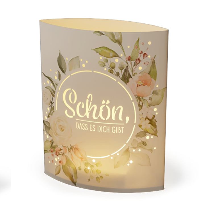 629661-1 LED Poesielicht Schön, dass es Dich gibt aus der Lovely Greeting Serie von Geschenk für Dich Nachtlicht Stimmungslicht, 4027268334988