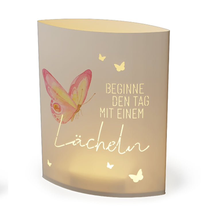 629664-1 LED Poesielicht Beginne den Tag mit einem Lächeln von Geschenk für Dich Nachtlicht, 4027268335008