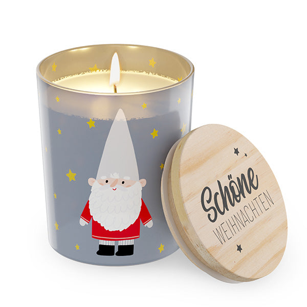 651164 Geschenk für Dich Vanille Duftkerze Schöne Weihnachten Motiv Zwerg