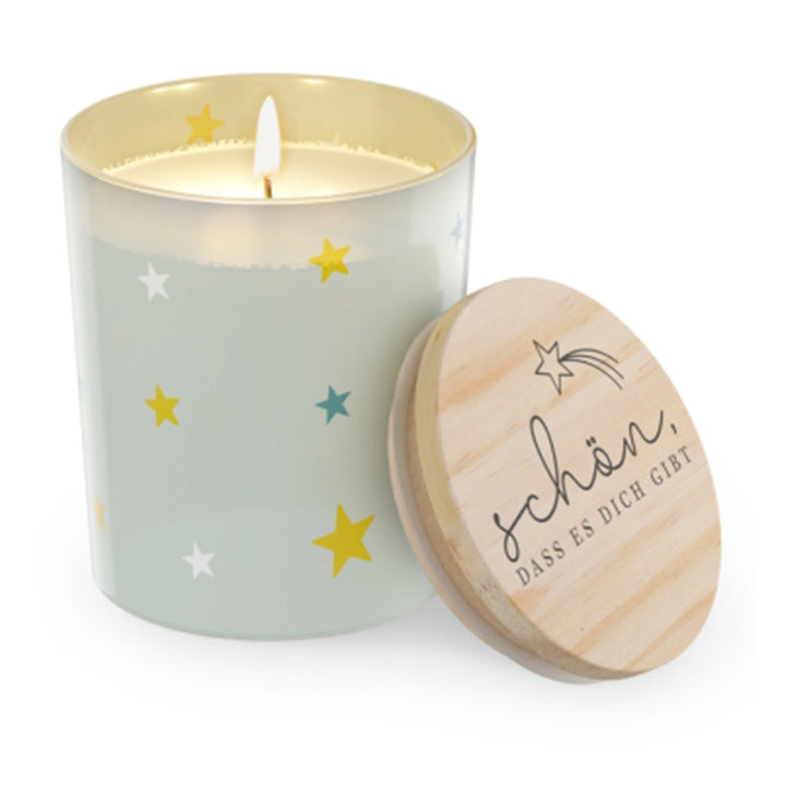 651197-1 Duftkerze Schön, dass es Dich gibt mit Vanilleduft von Geschenk für Dich, 4027268334193