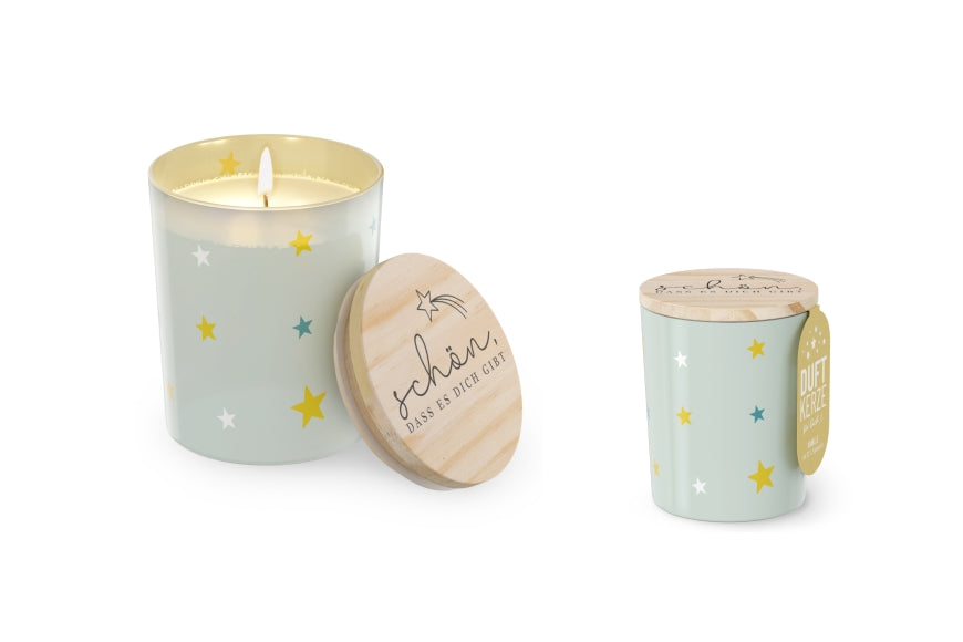 651197 Duftkerze Schön, dass es Dich gibt mit Vanilleduft von Geschenk für Dich, 4027268334193