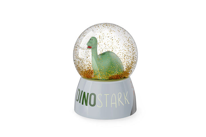 700381 Geschenk für Dich Glitzerkugel Dinosauerier Dino stark, Schneekugel
