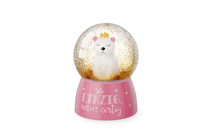 700581, Glitzerkugel Sei einzig, nicht artig, Geschenk für dich Schneekugel, 4027268335640