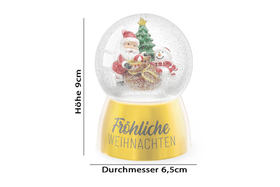 XL Glitzerkugel, Schneekugel von Geschenk für Dich Abmessungen