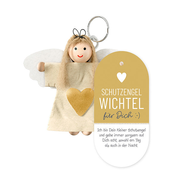 710215-1 Gechenk für Dich Schutzengel Wichtel, Glücksbringer, Schlüsselanhänger