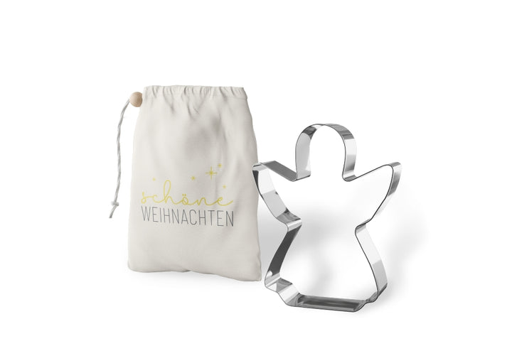 800196 Geschenk für Dich Keksform Engel Schöne Weihnachten, Ausstecher, Keksaustecher, Ausstechform