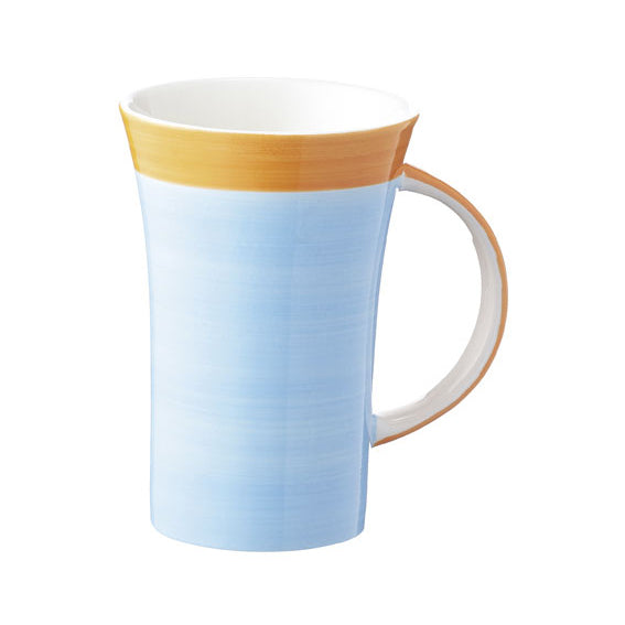 82353_mila_coffee_pot_united_colors_of_mila_-_tasse_blau_mit_orangen_rand