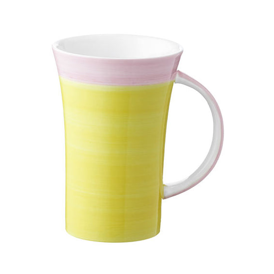 82353_mila_coffee_pot_united_colors_of_mila_-_tasse_gelb_mit_rosa_rand