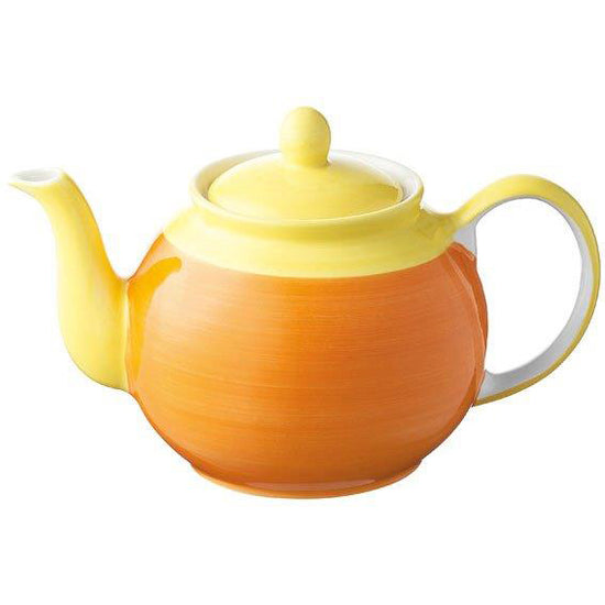 94355_mila_keramik_kanne_united_colors_of_mila_-_orange_mit_gelben_deckel_teekanne_kaffeekanne