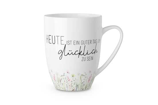 950592, Becher Tasse Heute ist ein guter Tag, um glücklich zu sein von Geschenk für Dich, 4027268335220
