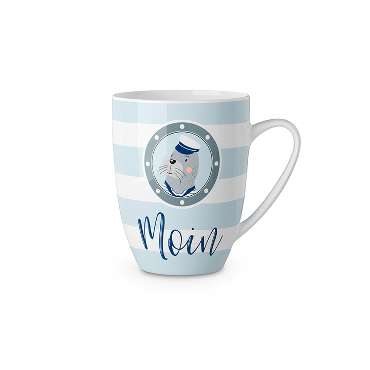950852 Geschenk für Dich Tasse Becher Moin Seehund