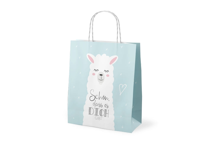 991673, Geschenktüte Schön, dass es Dich gibt  Lama Alpaka von Geschenk für Dich, 4027268334339
