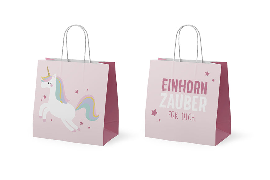992331 Geschenk für Dich Mini Geschenktüte mit Aufschrift Einhornzauber für Dich