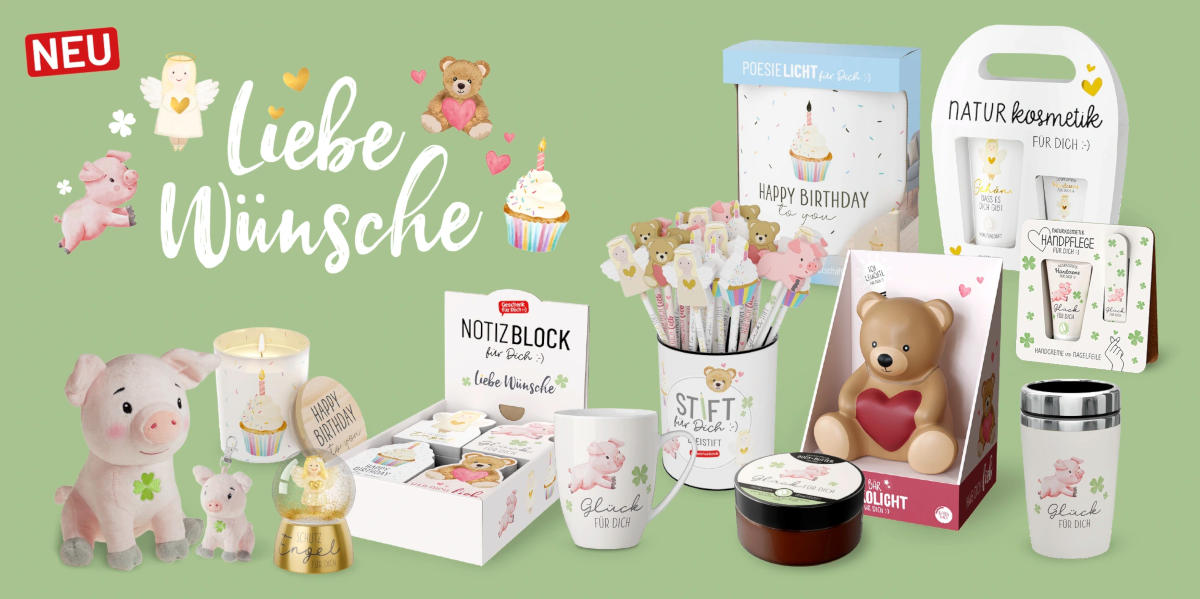 Geschenk für Dich Themenwelt Liebe Wünsche