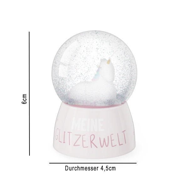 Maße Glitzerkugel